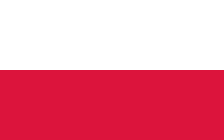 波兰国旗 - 白红两色横条